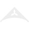 Ekena Millwork Pitch Naple Architectural Grade PVC Gable Pediment, 48"W x 24"H x 1"P (12/12) GPP048X024X100NAP - alternate 3
